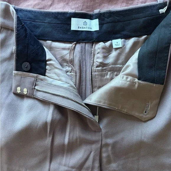 Babaton Pleated Mini Short in Deep Taupe - Picture 10 of 13